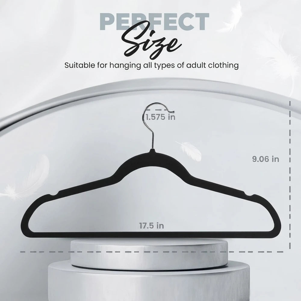 Velvet Slim Clothes Hangers